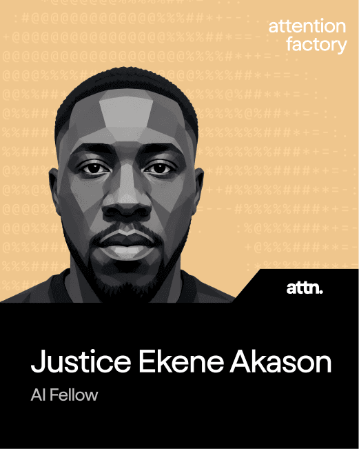 Justice Ekene Akason AI Fellow portrait