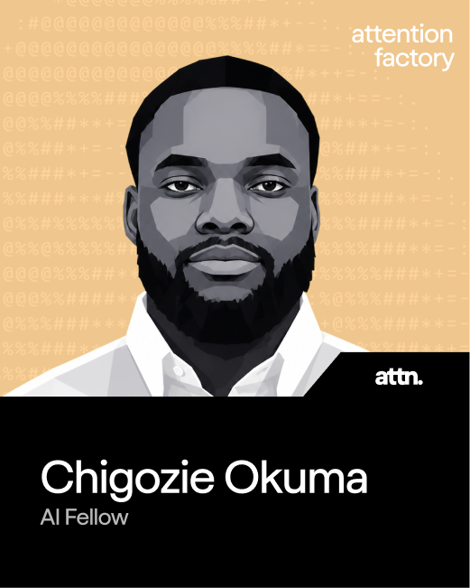 Illustrated portrait of Chigozie G. Okuma